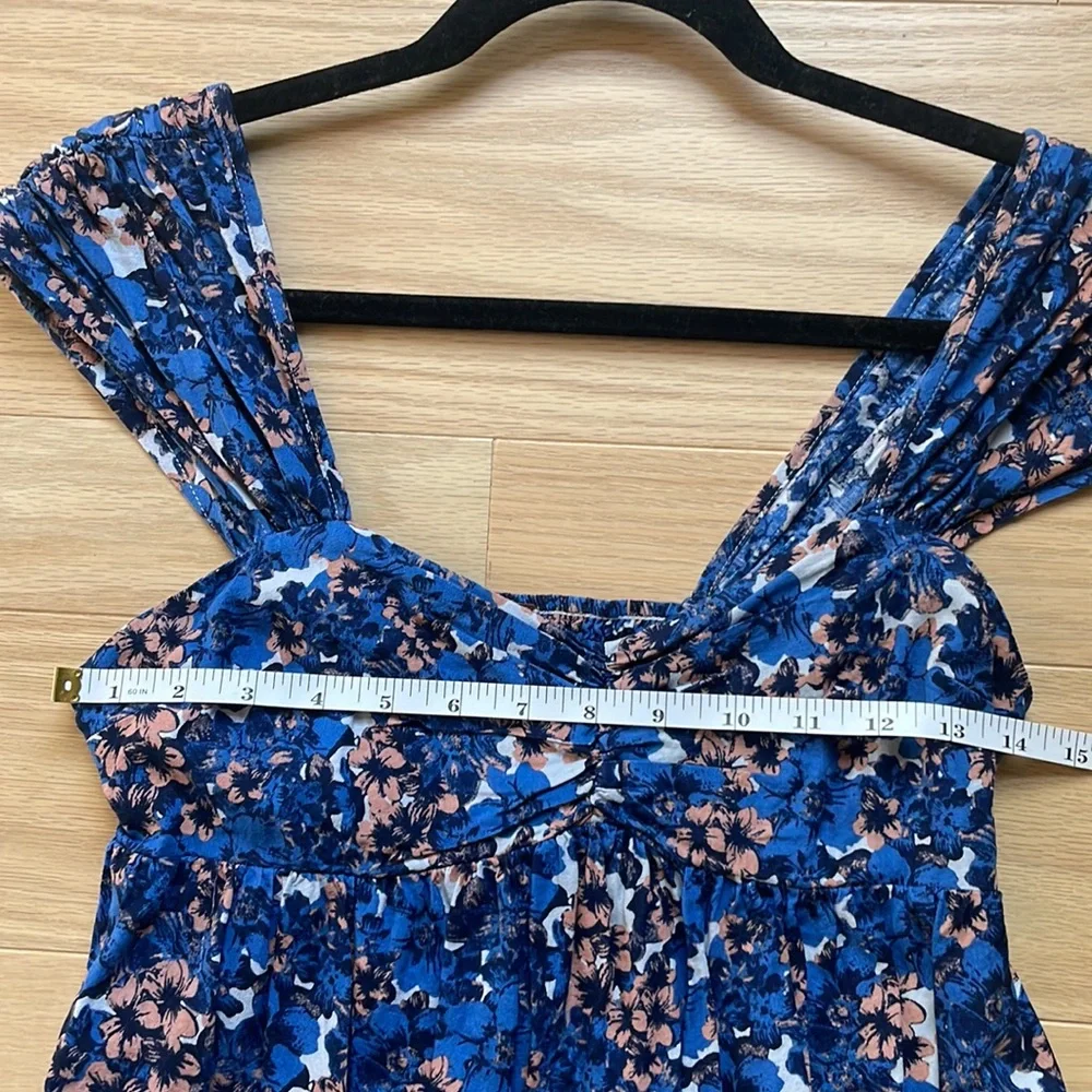 Free People Size XS Floral Mini Dress